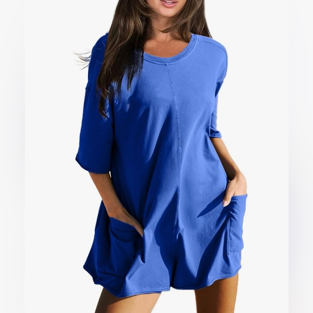 Oversized T-shirt Romper